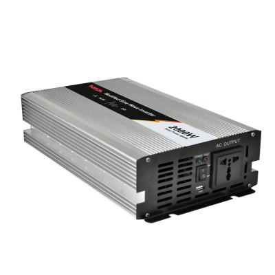 China Home Solar Power System 2000W 12V 24V 48V AC 110v 220v High Frequency DC Modified Sine Wave Power Inverter for sale