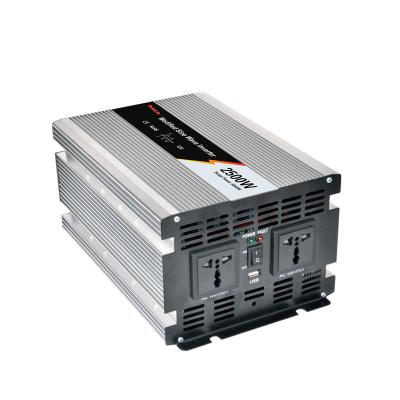 China AC 110v 220v Solar Power System Home Solar Power 2500W 12V 24V 48V DC Modified Sine Wave Power Inverter for sale