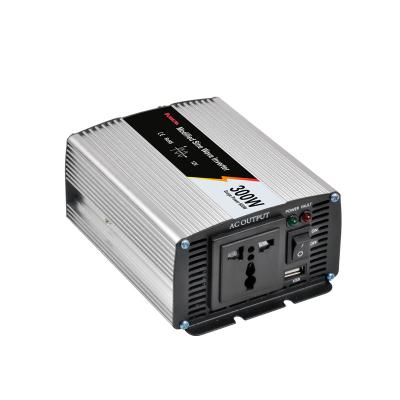 China Home Solar Power System 300W 12V 24V 48V AC 110v 220v DC Modified Sine Wave Power Inverter for sale