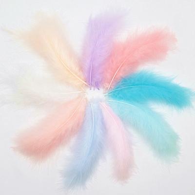 China Factory Wholesale 4-6 Inches10-15cm Chicken Marabou Feather DIY Craft Wedding Jewelry Home Decoration Natural Turkey Feathers Feathers for sale