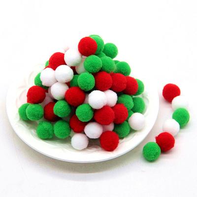 China Auto Upholstery IN THE RUNNING High Quality Handmade Supplies Pom Poms Ball Christmas Pompoms Soft Craft WeddingSewing Toys Kids Fur Balls DIY Pompom for sale