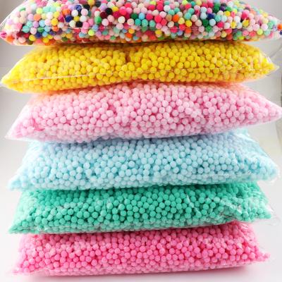 China Wholesale Colorful High Quality Pom Poms Ball Fluffy Soft Plush Pompom Ball 8mm 10mm 15mm 20mm 25mm 30mm Pompoms From Auto Upholstery Factory for sale