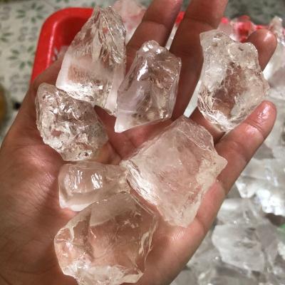 China Europe Natural White Stone Original Raw Stone Aromatherapy Particle Crystal Raw White Crystal Powder Large for sale