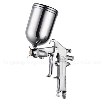 China 400ML F75 Gravity Airbrush Spray Gun Alloy Paint Atomizer Tool Hopper Pneumatic Spray Gun For Car Painting for sale