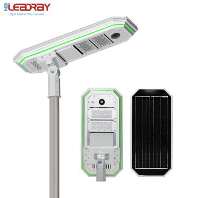 China Pavement Leadray solar panel sensor lifepo4 battery light aluminum all in one solar lights 30w solar street light for sale