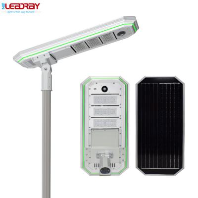 China Leadray Roadway Motion-Enabled Road Parking Outdoor Street Light System 40W 100W 120W All In One Solar Outdoor Street Light for sale