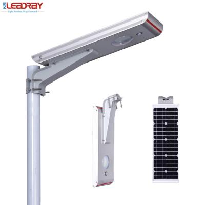 China Built-in 15w Outdoor Roadway All In One IP65 Motion Sensor Led Solar Street Light With Lithium Battery for sale