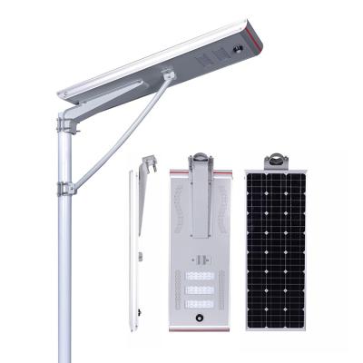 China WHOLESALE PRICE Ip65 Roadway Solar Street Light Outdoor Integrated Solar Street Light Led Solar Street Light 60w for sale