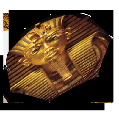 China New Arrival Egypt King Tut Folding Collapsible Egyptian Umbrella Prints Auto Smart Open Close Contract Customized Stretch Pattern Directly for sale