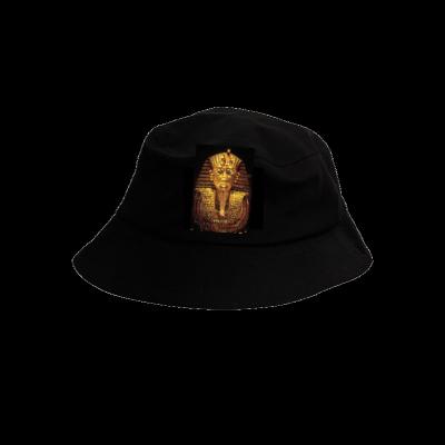 China Reversible Summer Fashion Custom Fisherman Bucket Hat Cap Egypt King Tut Sun Hats Embroidery Egyptian Cotton Casual Adult Unisex Gift for sale