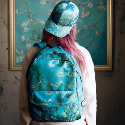 China Van Gogh Backpack Knapsack anti-theft for sale