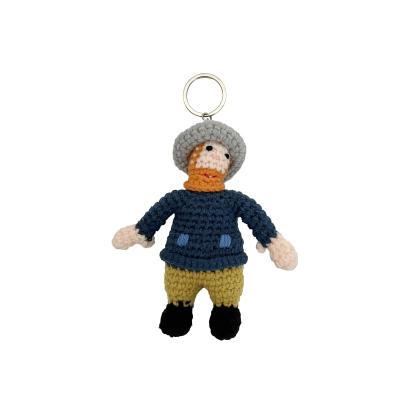 China Small Stuffed Plush Stuffed Mini Toys Soft Fluffy Gift Keychain Vincent Willem Van Gogh Cotton Customized Dolls Promotion for sale