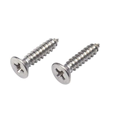 China Pan Screw Factory Direct Flat Head Stainless Steel Screws Self Tapping Screw for sale