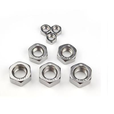 China Din934 Heavy Industry Stainless Steel Self-Locking Hexagon Flange Nuts Snap Nylon Nut for sale