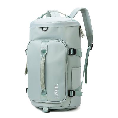 China Multi-color Outdoor Multifunctional Portable Barrel Backpack Fashion Travel Sports Bag Large Capacity Training Bag for sale