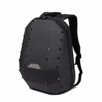 China 2020 new rivet waterproof backpack male travel computer backpack European and American personality large capacity backpack for sale