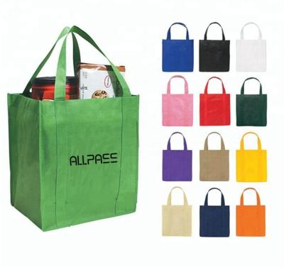 China Eco - Friendly Colorful Eco - Friendly Promotion Tote Supermarket Bag Eco Friendly Non Woven Shopping for sale