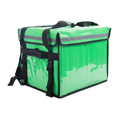 China Net Waterproof Staple Tarpaulin Waterproof 44 Liters Insulation Take-out Bag Thickened Commercial Aluminum Foil Cooler Bag for sale