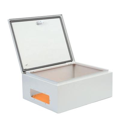 China Waterproof Electrical Hinged Terminal Metal Distribution Sheet Metal Distribution Box Enclosure Housing for sale