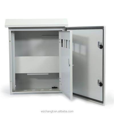 China Waterproof IP55 Electrical Metal Distribution Control Panel Electrical Enclosure Terminal For MCB for sale