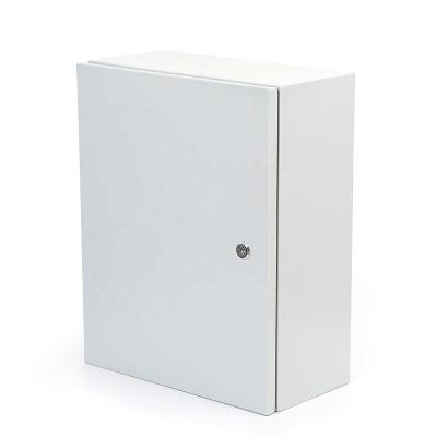 China Distribution Terminal Powder Coated Metal Box Electrical Distribution Enclosure IP55 for sale