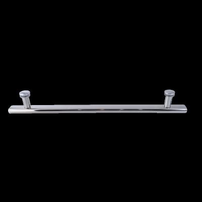 China Modern Square Gold Color Glass Door Pull Handle Stainless Steel Shower Door Handle for sale