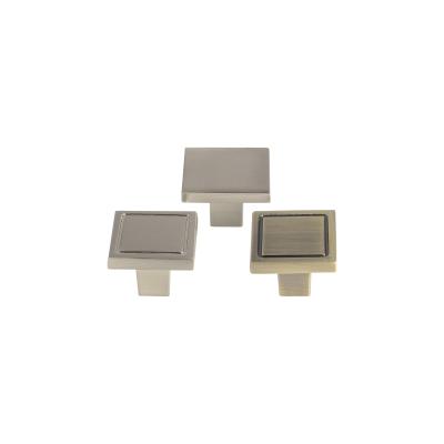 China BAOCHUN Latest Modern Simple Design Zinc Alloy Square Door Drawer Cabinet Furniture Handles for sale