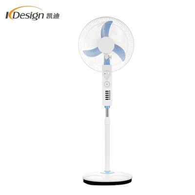 China DC Stand Fan Light Household 16 Inch Indoor Electric Stand Fan Solar Powered Cooling Fans With DC Motor for sale