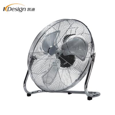 China Outdoor Powerful Floor Fan 220v Oscillating Fan 18 Inch Big Industrial Metal Floor Fans for sale