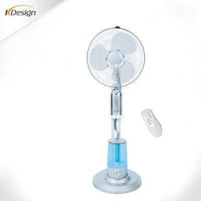 China Electric Humidifier Mist Spray Stand Fan Fan With Cool Water 16inch CE Mist Fan Price In India for sale