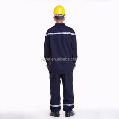 China China Supplier 100% Cotton Outdoor Reflective Flame Retardant Safety Clothing Anti-Static Workwear for sale