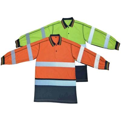 China Water Proof ENISO20471 Safety Workwear 100% Polyester Mesh Breathable Workwear Reflective Safety Workwear for sale