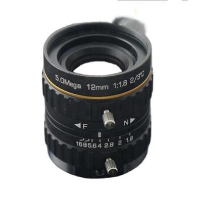 China 5 Megapixel Manual CCTV Lens 12mm 2/3