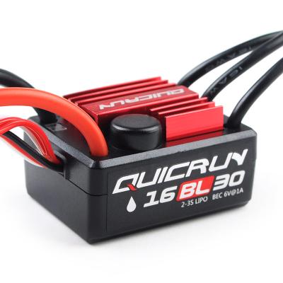 China Vehicles & Remote Control Toys Hobbywing QuicRun 16BL30 30A Brushless ESC For 1/16 On-road / Off-road / Buggy /Monster RC Car 2435 SL G3 4500KV Brushless Motor for sale