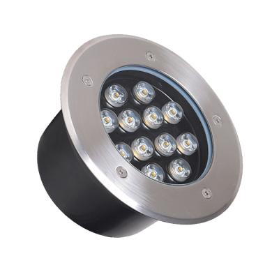 China LANDSCAPE Underground Garden Lights Recessed Outdoor Waterproof IP67 Led Inground Light Round 12V 24V for sale