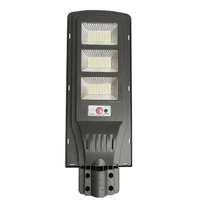 China ROAD Manufacture OEM Outdoor ABS IP65 Street Light 100W Solar LED Street Light With Solar Panel for sale