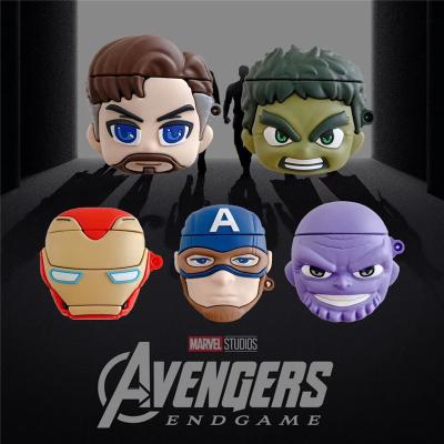 China Hot Sale Fashion 3d Marvel Series Cartoon Cover For Airpods 2/3 pro For Airpods Pro Case Cute Silicone Earphone Case for sale