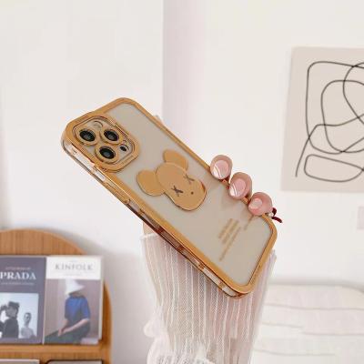 China Fashion 3d Shockproof Stress Reliever Knead Duck Leather Case Soft Silicone Shockproof Cover For Iphone 12 for sale