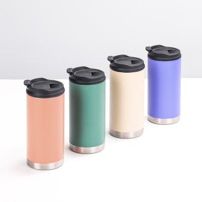 China Sustainable Reusable Double Walled Stainless Steel Coffee Travel Mug for sale