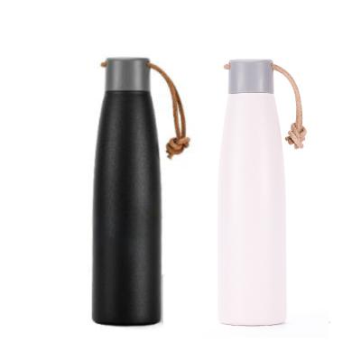 China New Design 500ml PORTABLE Cola Shaped Double Wall Vacuum Insulated 304 Stainless Steel Sports Water Bottle With Custom Logo for sale