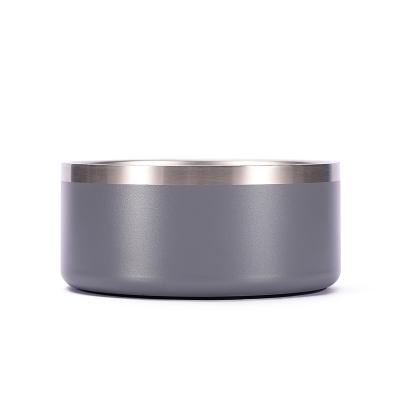 China Wholesale Automatic Pets Feeding Bowl Stainless Steel Dog Bowl 32oz Eco-friendly Non-slip 64oz for sale