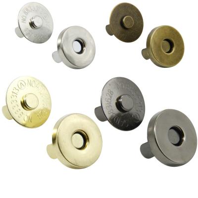 China Other Factory Supply Nickel Strong Snap Buttons Metal Hidden Magnet Magnetic Snap Button For Bag for sale