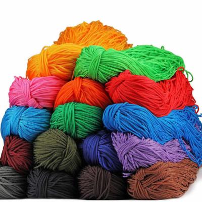 China Bestselling Hollow Color PP Handwoven Rope 5mm Long Lasting Per Strand Twisted Cotton Handwoven Rope For Handbag for sale