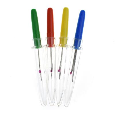 China Classic New Arrival Colorful Handy Stitch Removal Tool for Sewing Removing Threads Sew Ripper with Safety Cover for sale