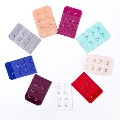 China Classic Accessories Factory Supply Bra Hook And Eye Band 3 Tiers Adjustment Bra Buckle For Women Underwear for sale