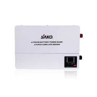 China Good price 48V 100AH ​​Sako lithium iron battery wall power solar inverter lifepo4 battery ready for boat 200AH for sale