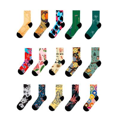 China Anti-Bacterial 2023 high quality crew custom logo brand socks OEM High Quality Organic Cotton Socks custom logo crew socks women for sale