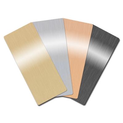 China Elevator/wall/door/ceiling sus 304 hairline 4*8 brushed finish stainless steel sheet for decoration for sale