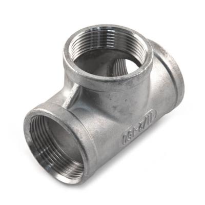 China Industry General Pipe Fitting Stainless Steel Accessories Reducer Side Tee for sale