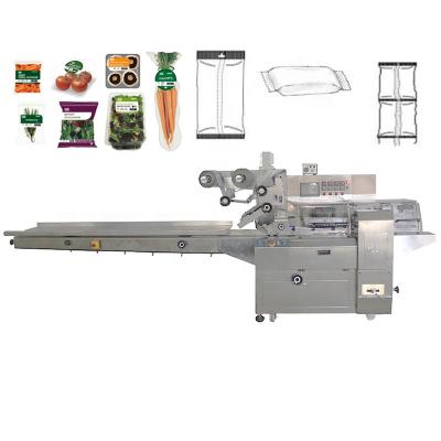 China Food ECHO Automatic Pillow Grain Tomatoes Pasta Potato Dumpling Vegetable Noodle Packing Machine for sale